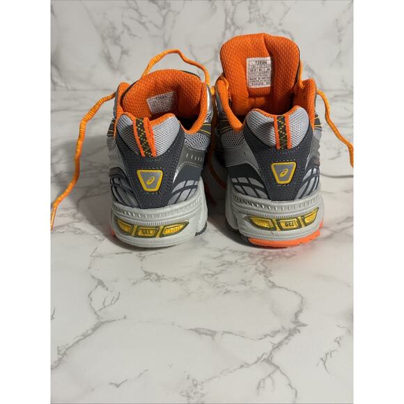 Asics Womens Duomax TM T2E6N Gray Orange Low Top Running Sneaker Shoes Size 8.5 - Picture 8 of 9